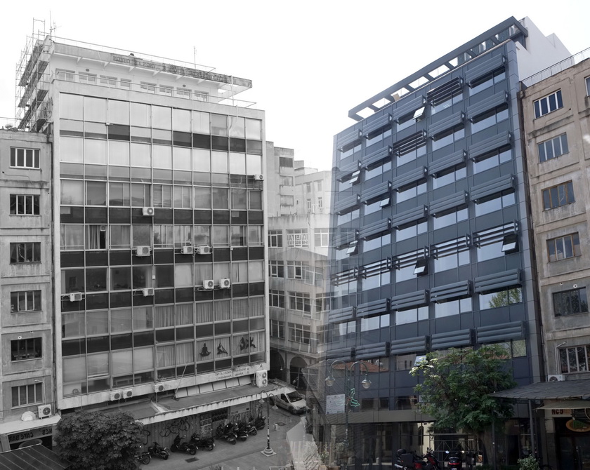 Το κτίριο του Εμπορικού & Βιομηχανικού Επιμελητηρίου Θεσσαλονίκης, πριν και μετά την ενεργειακή αναβάθμισή του